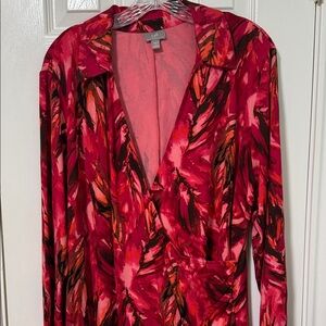 J. Jill Pink and Black Dress